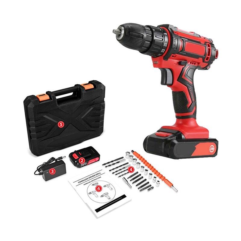 Dingwei multifunkční DEWEI LITHIUM ELECTRICKÁ DRILL